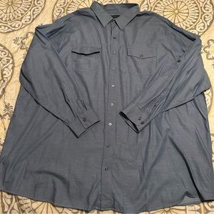 Synrgy casual dress shirt. Size 4XLT.